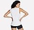 SKECHERS FLAG HEART TANK, WWWHITE