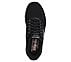SKECHERS SLIP-INS RF: D'LUX WALKER 2.0 - REZINATE, BLACK Footwear Top View