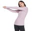 FLOW LONG SLEEVE TOP, PURPLE/LAVENDER Apparels Bottom View