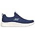 GO WALK FLEX, NAVY/BLUE Footwear Lateral View