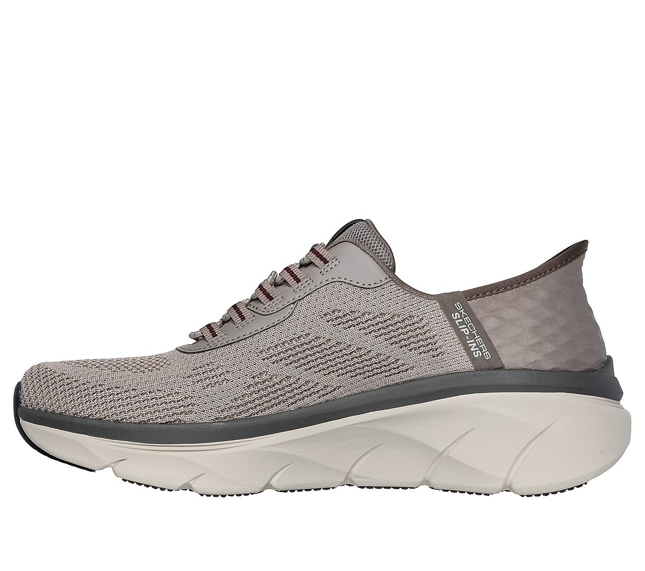 SKECHERS SLIP-INS RF: D'LUX WALKER 2.0 - REZINATE, TTAUPE Footwear Left View