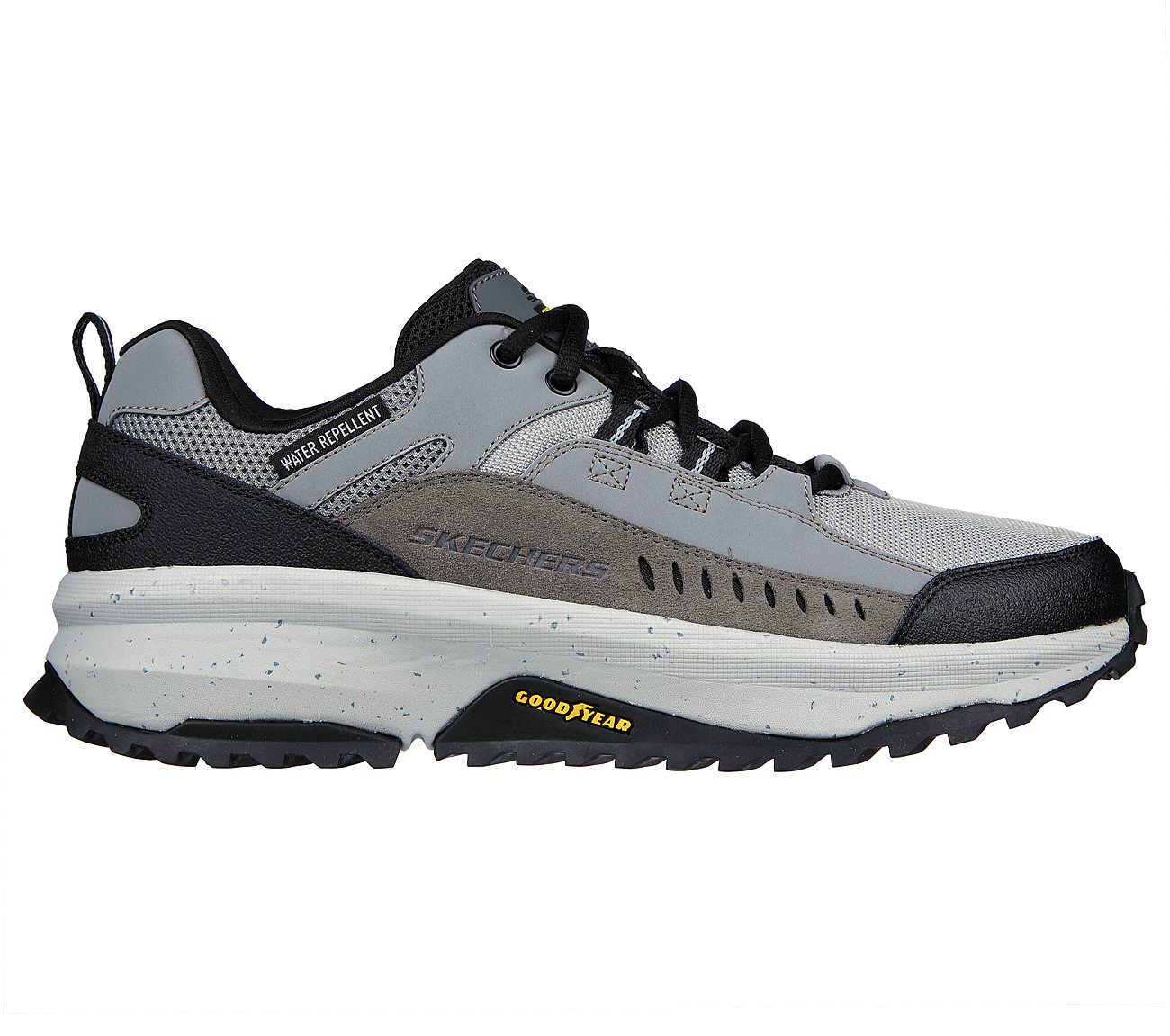 SKECHERS BIONIC TRAIL - ROAD, GGREY/BLACK Footwear Right View