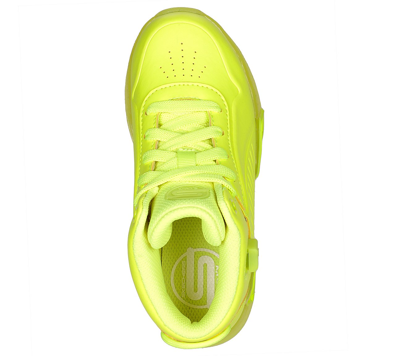 S-LIGHTS REMIX, NEON/YELLOW Footwear Top View