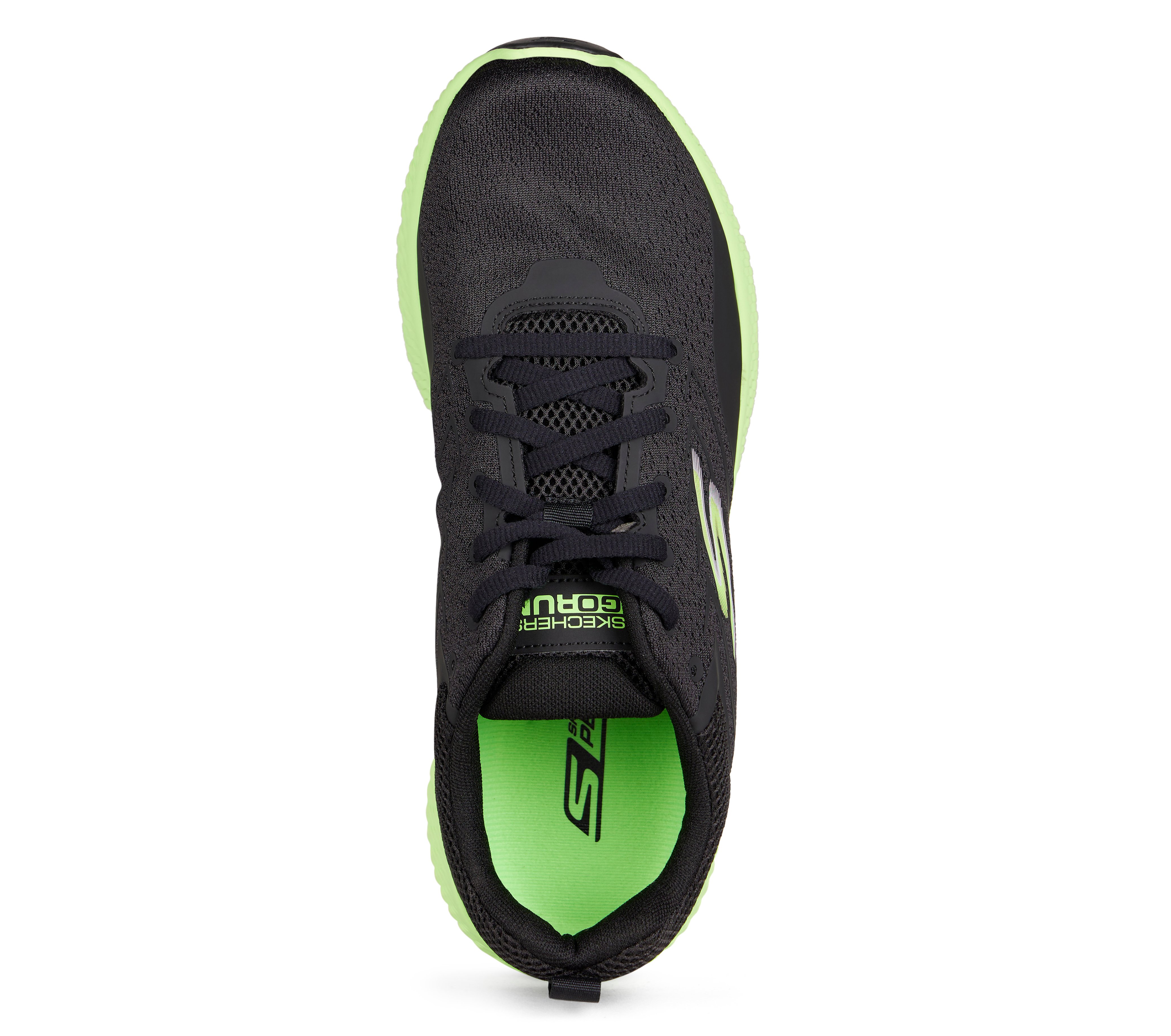 POWER - VOLT, BLACK/LIME Footwear Top View