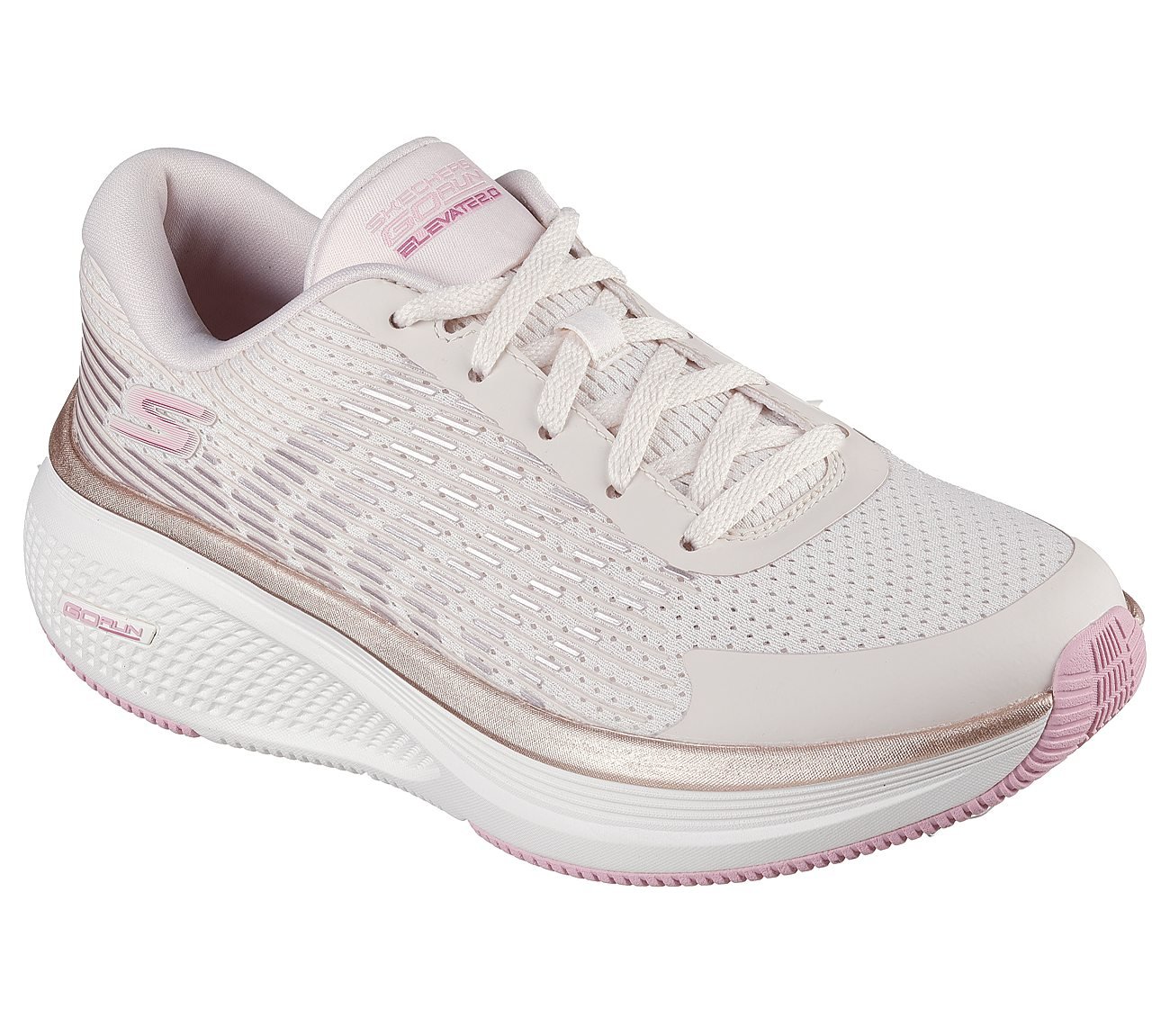 GO RUN ELEVATE 2, NATURAL/PINK Footwear Right View