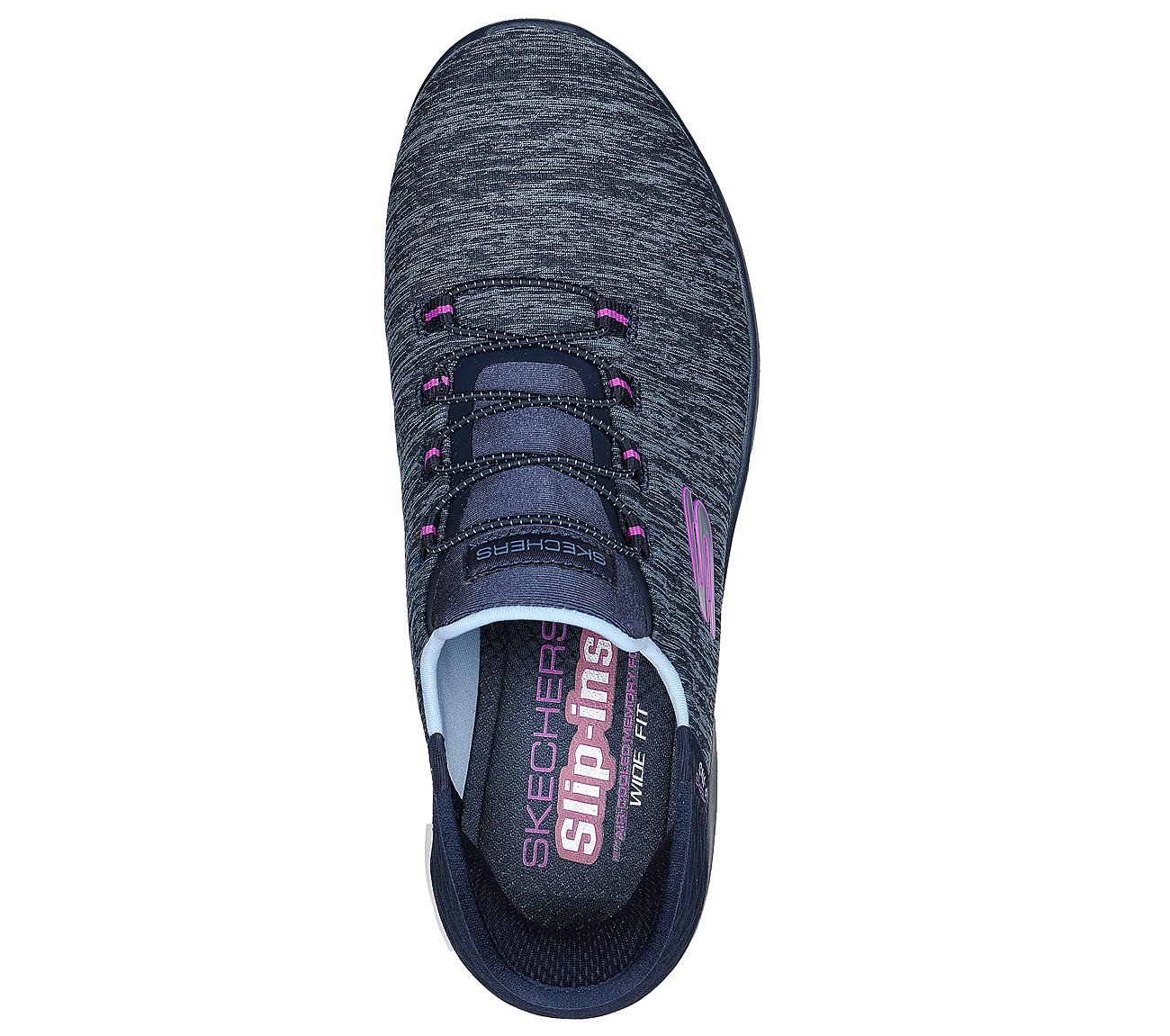 SUMMITS-DAZZLING HAZE, NAVY/PURPLE Footwear Top View