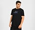 LOGO GRAPHIC PRINT T-SHIRT, BLACK