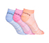 3PK WOMENS NON TERRY LOW CUT,  Accessories Top View