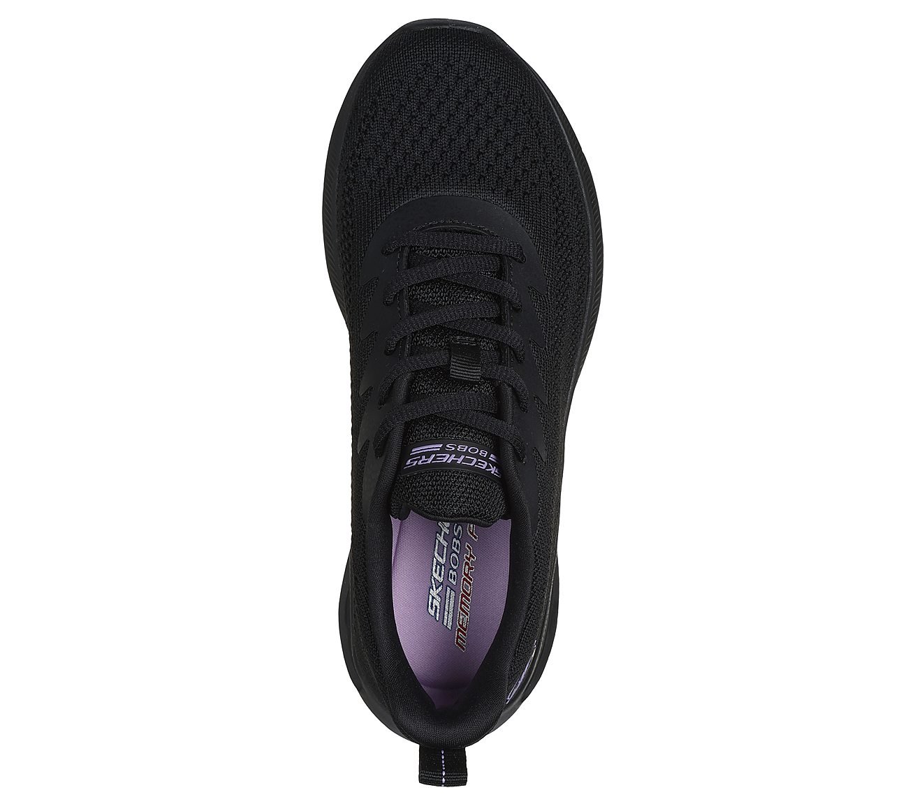 BOBS UNITY - SLEEK WAVES, BBLACK Footwear Top View
