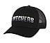 TEXTURED LOGO TRUCKER HAT, BLACK Accessories Lateral View