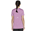 DIAMOND BLISSFUL TEE, PURPLE/HOT PINK Apparels Top View