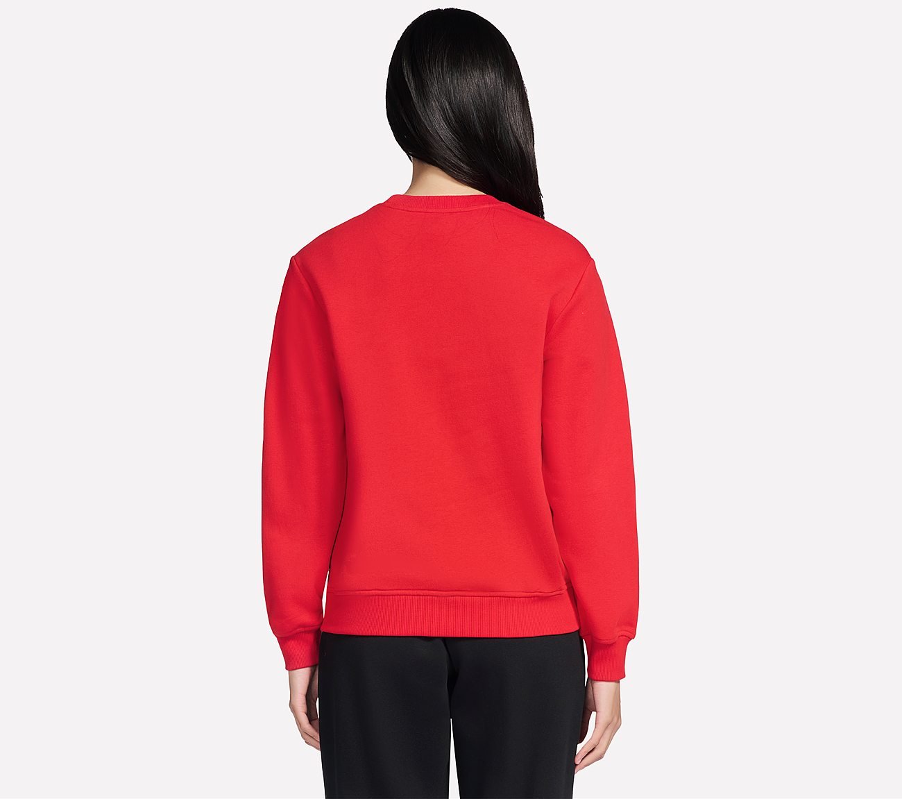 SKECHERS COURT CREW , GUN/RED Apparels Top View