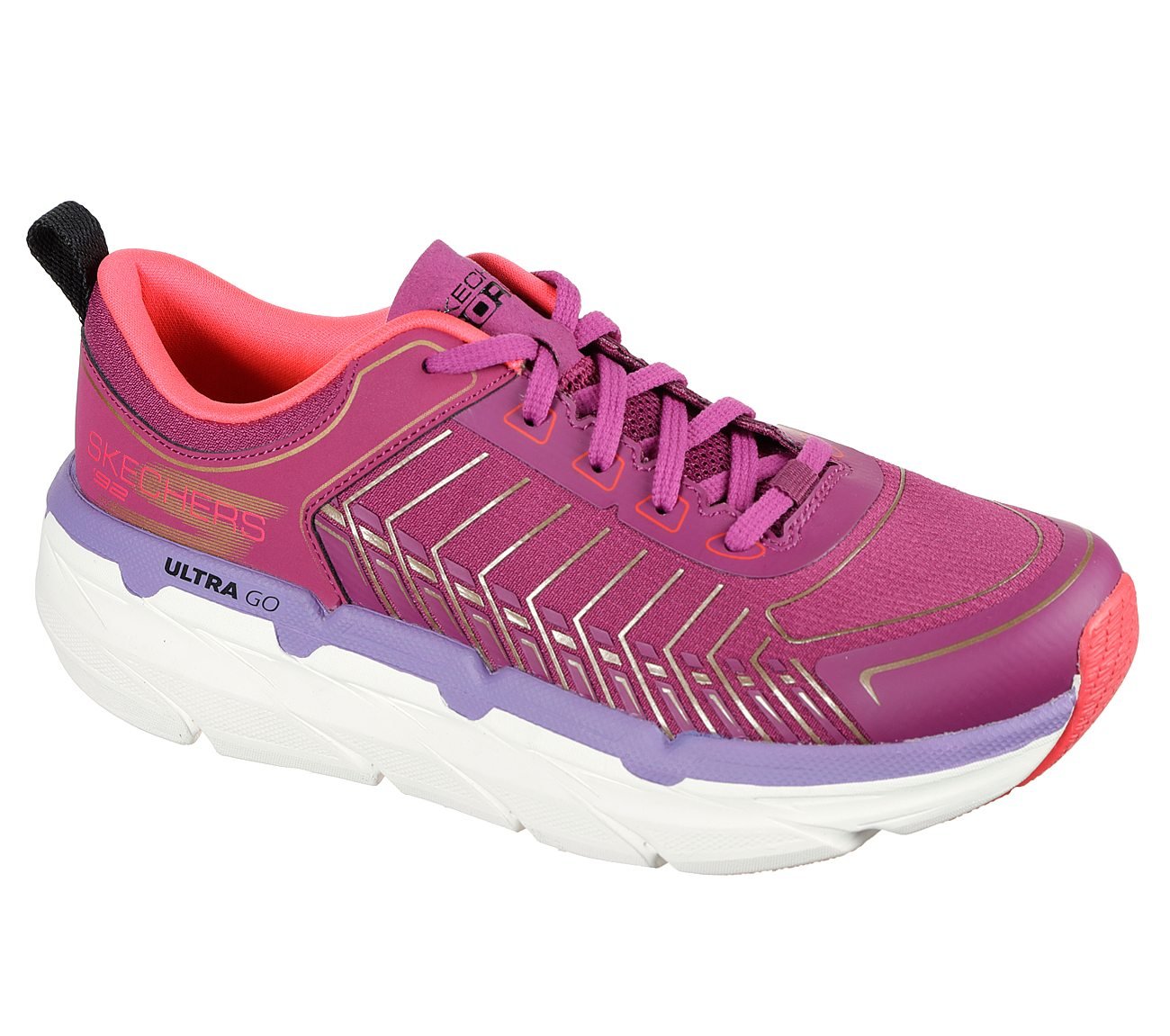 MAX CUSHIONING PREMIER-FAST A, RASPBERRY Footwear Right View