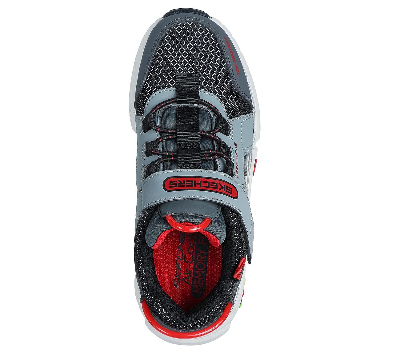 GAMETRONIX, GREY/MULTI Footwear Top View