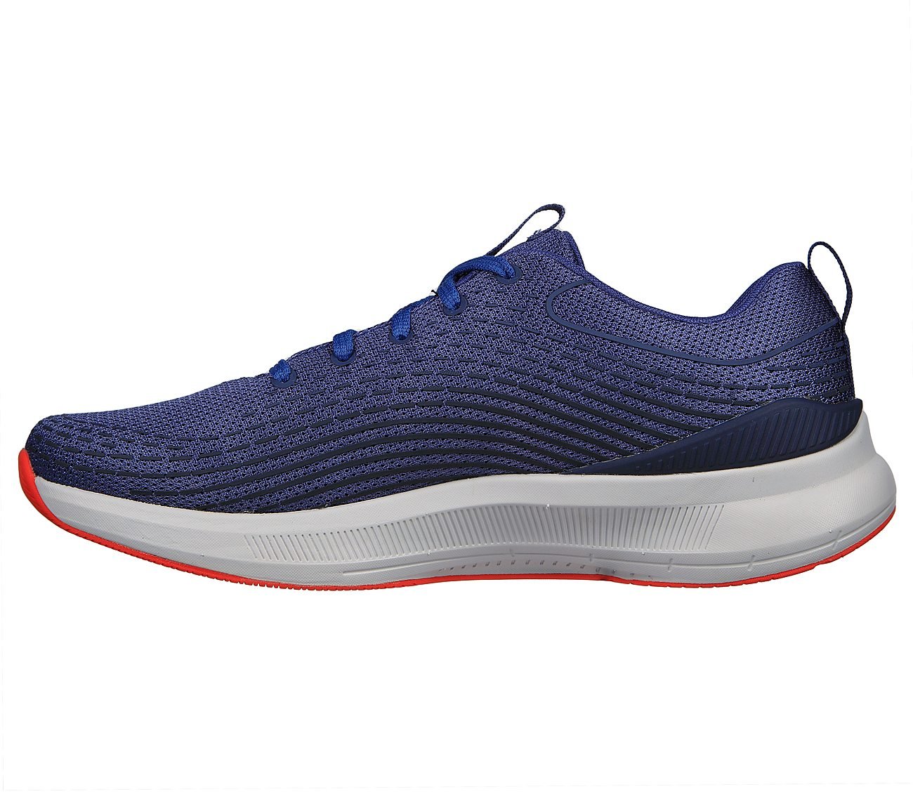 GO RUN PULSE - HAPTIC MOTION, BLUE/ORANGE Footwear Left View