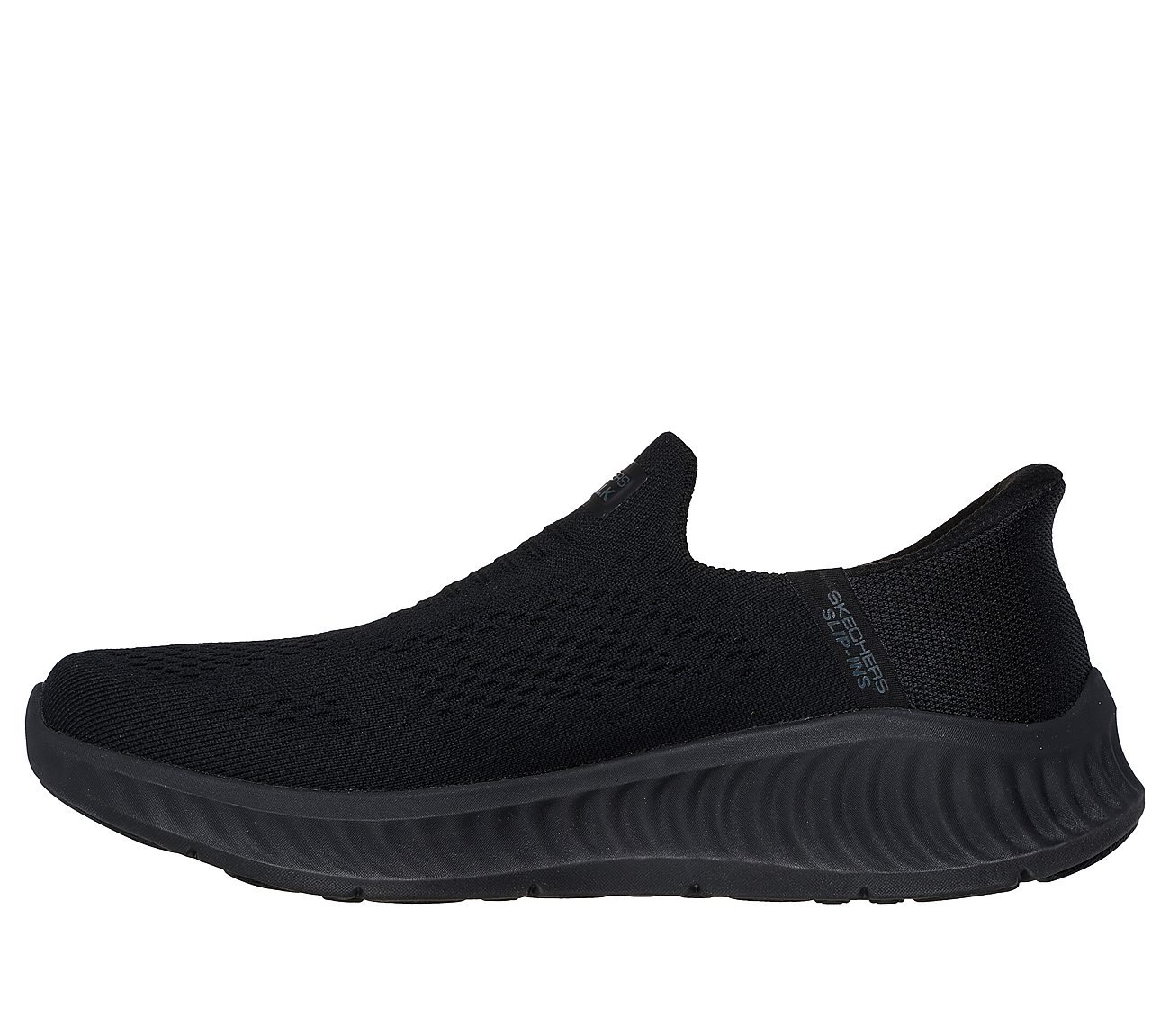 GO WALK NOW - SAUNTERED, BBLACK Footwear Left View