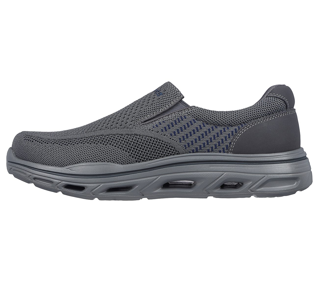 GLIDE-STEP EXPECTED - VIRDEN, GREY/NAVY Footwear Left View