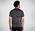 SS SKECHERS JACQUARD T-SHIRT, GUN METAL Apparel Bottom View