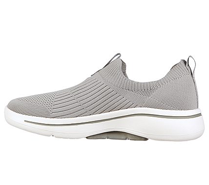 Skechers Grey Go Walk Arch Fit Iconic Womens Walking Shoes - Style ID ...