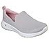 GO WALK JOY-CENTERPIECE, LIGHT GREY/PINK Footwear Right View