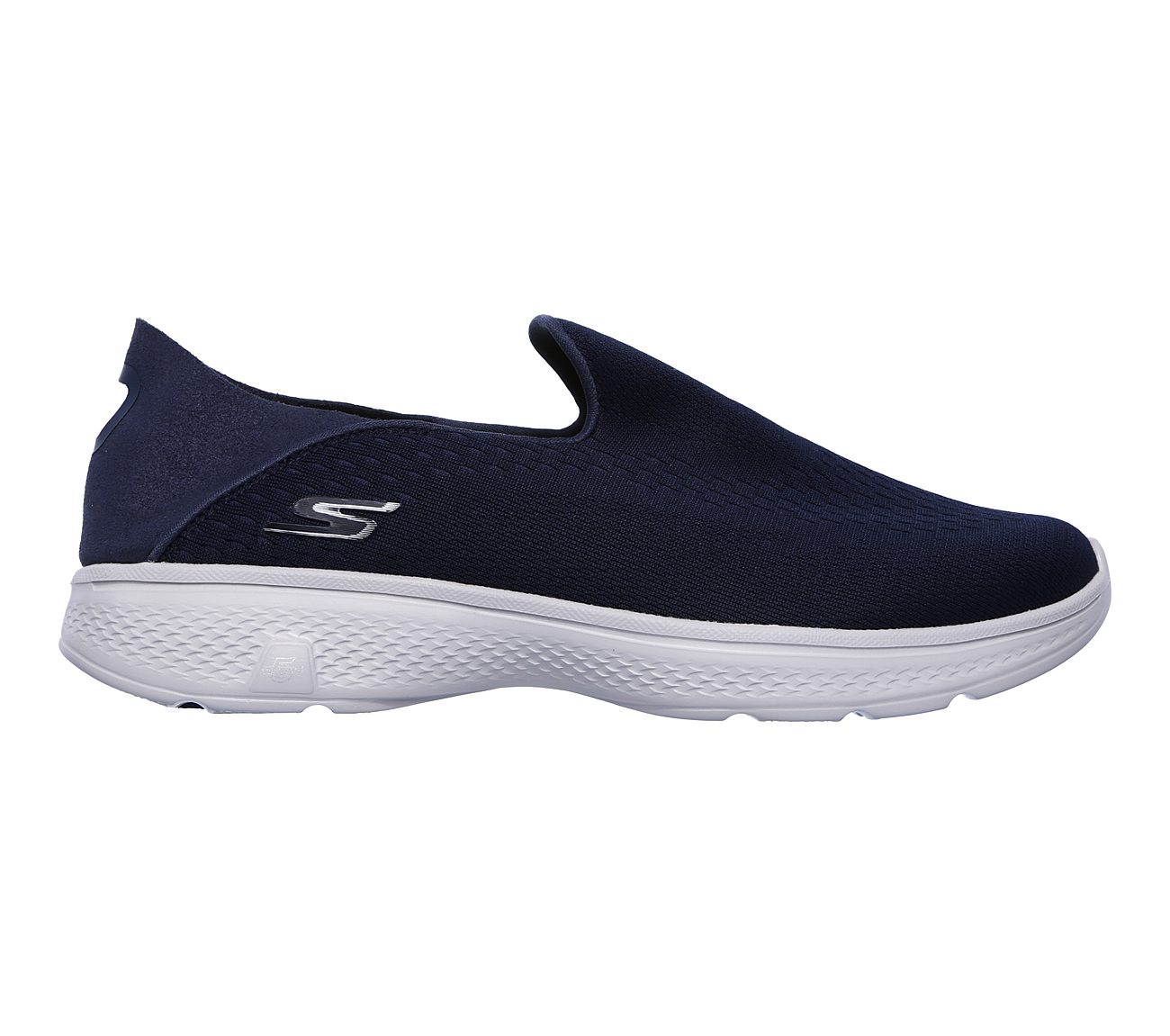 GO WALK 4- CONVERTIBLE, NAVY/GREY Footwear Right View