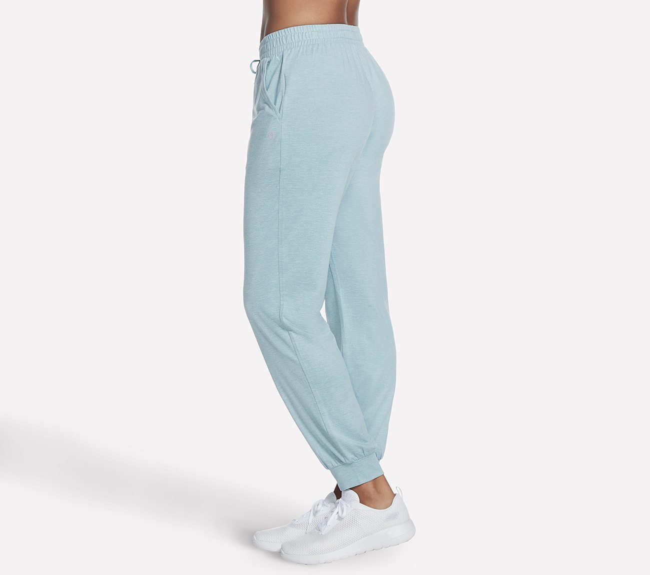 GODRI SWIFT JOGGER, LIGHT GREY/BLUE Apparels Bottom View