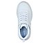 DYNA-LITE-SCHOOL SPRINTS, WWWHITE Footwear Top View