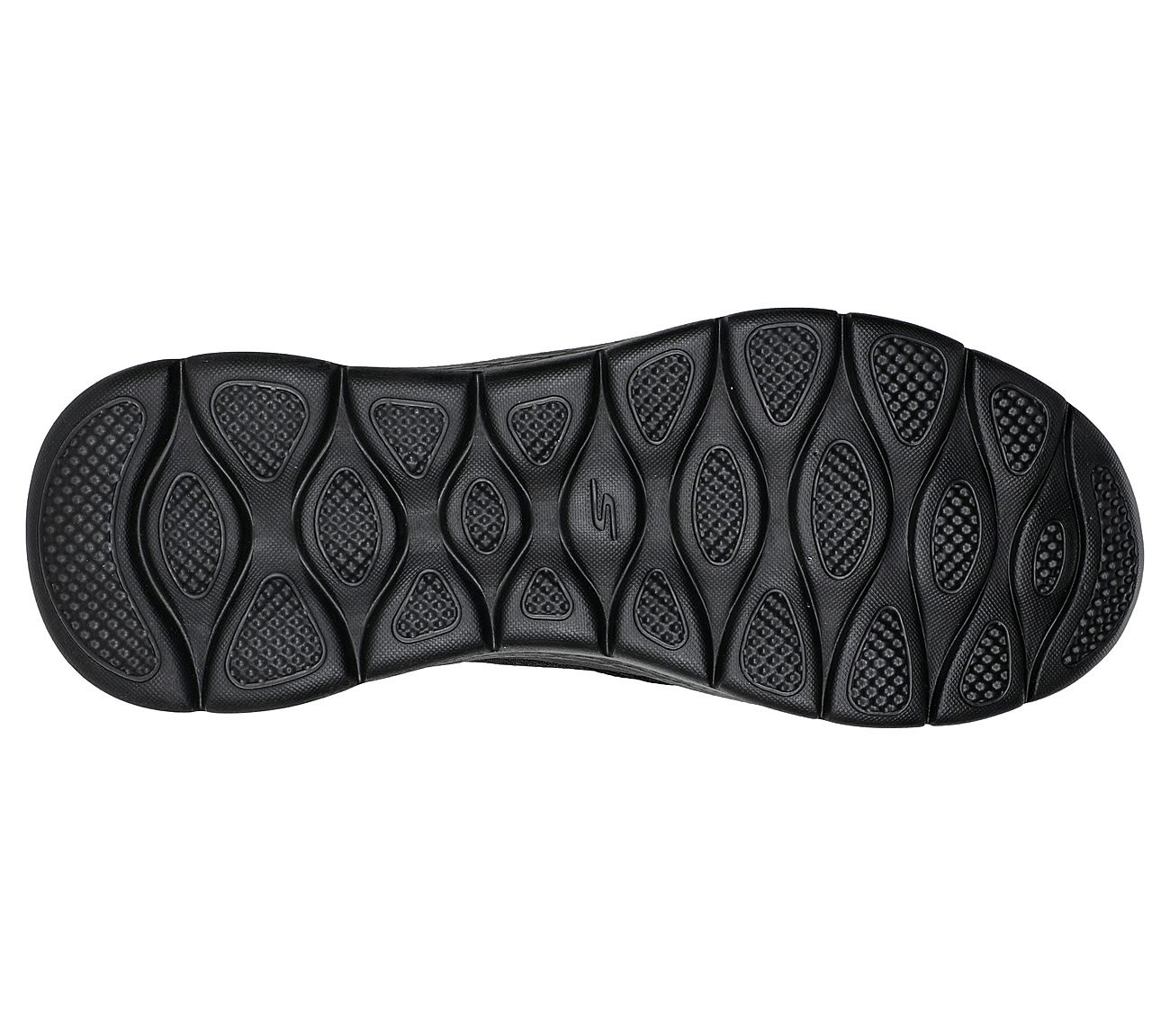 GO WALK FLEX - REQUEST, BBLACK Footwear Bottom View