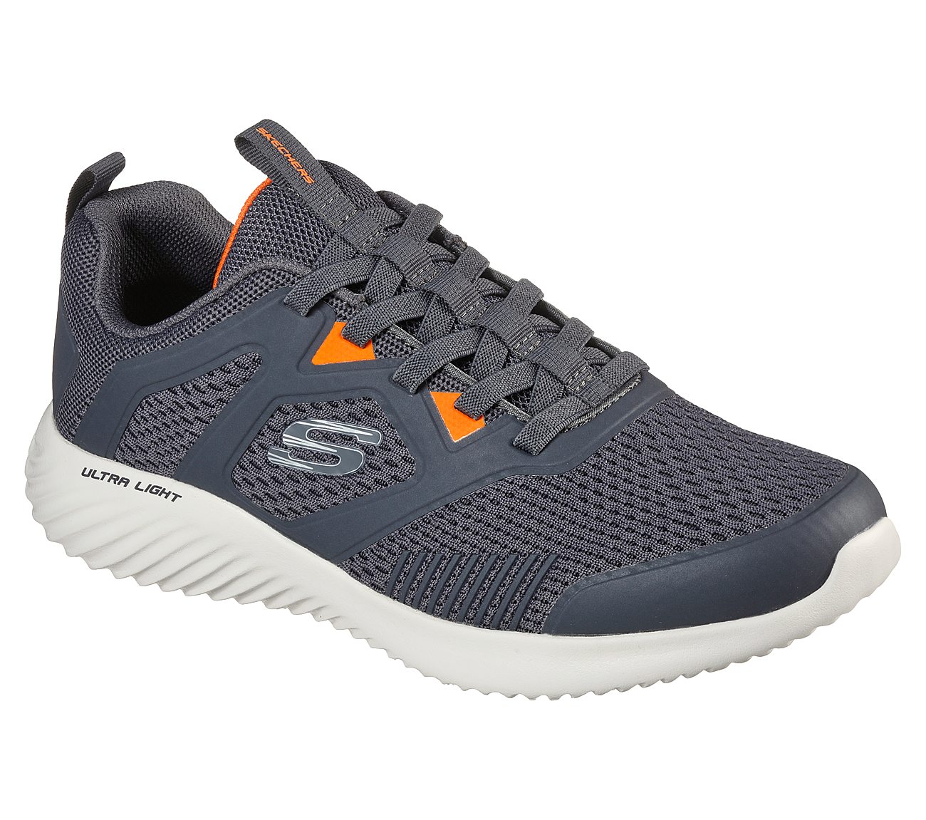 BOUNDER-HIGH DEGREE, CHARCOAL/ORANGE Footwear Lateral View