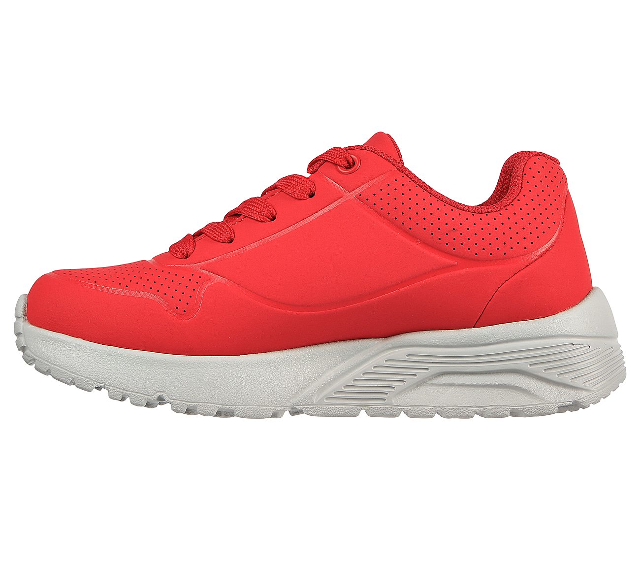 Skechers Red Uno Lite Delodox Boys Lace Up Shoes - Style ID: 403694L ...