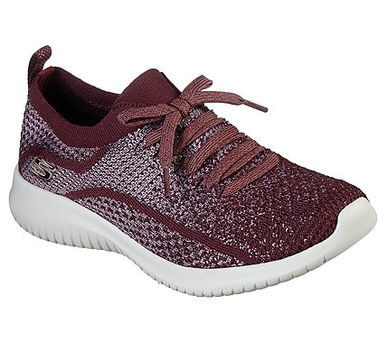 ULTRA FLEX - SILVER SURFING, BBURGUNDY Footwear Lateral View