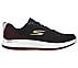 GO RUN PULSE - STRADA, BLACK/RED Footwear Right View