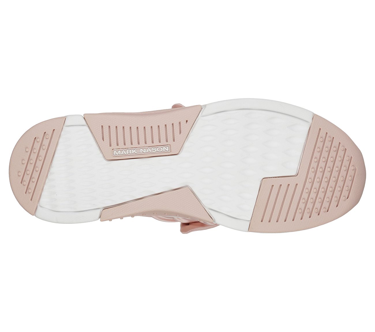 MODERN JOGGER - DEBBIE, WHITE/PINK Footwear Bottom View