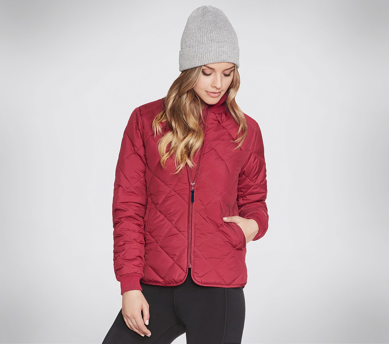 UNPACK PUFFER JACKET, RASPBERRY Apparels Bottom View