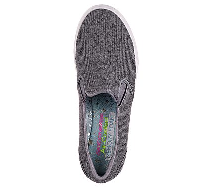 SUPER-CUP-MAGNOLIA, CCHARCOAL Footwear Top View