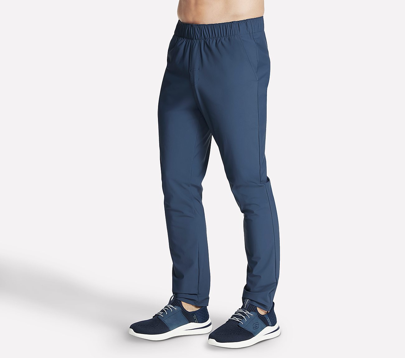 GOSTRETCH ULTRA TAPERED PANT, CHARCOAL/NAVY Apparel Bottom View