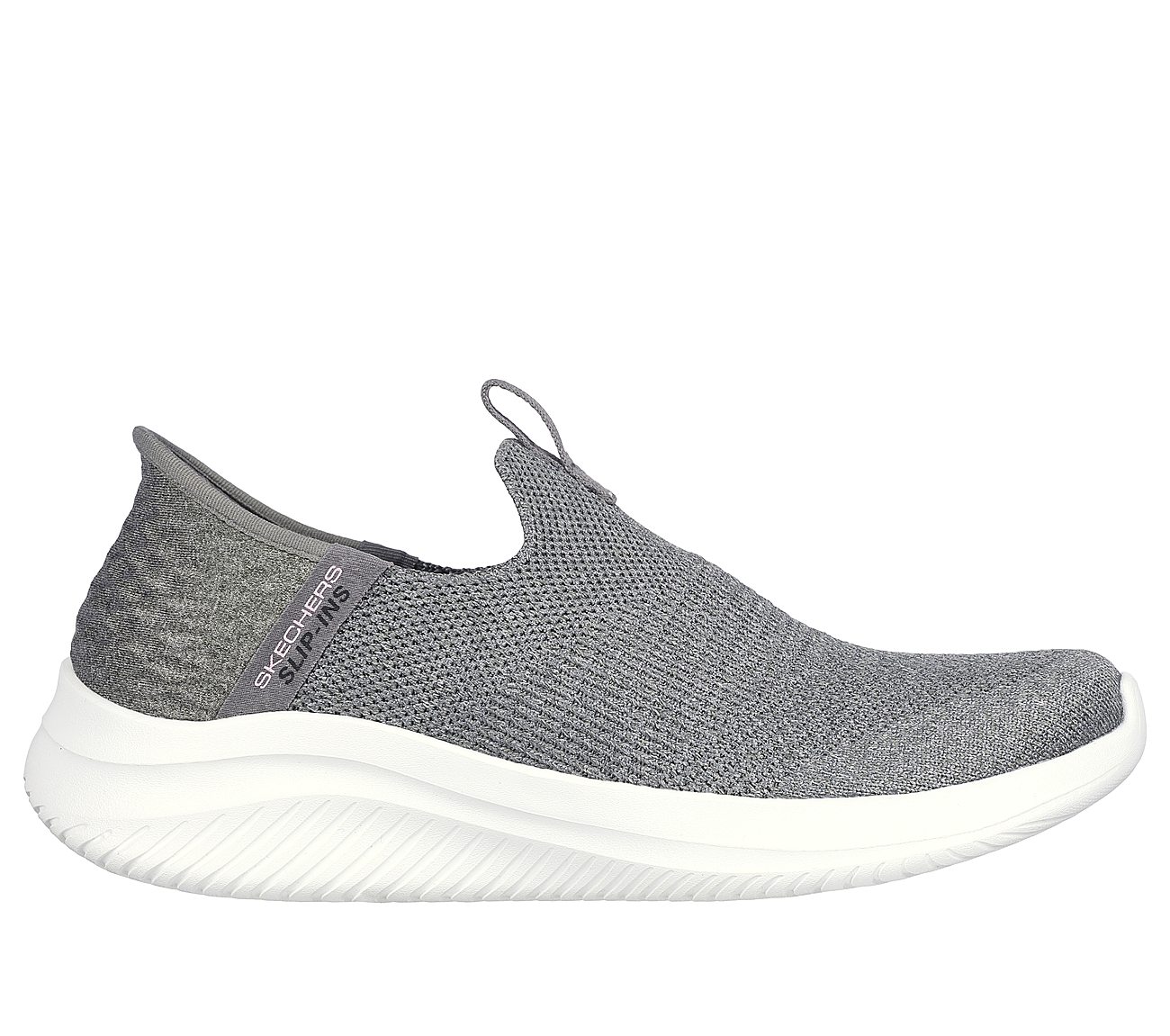 ULTRA FLEX 3.0-SMOOTH STEP, GREY Footwear Lateral View