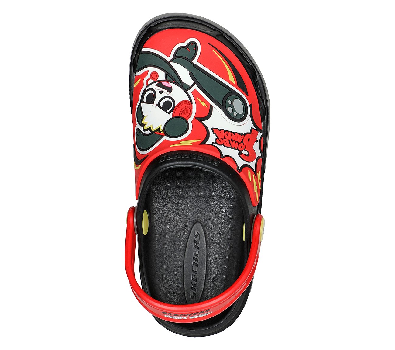 SWIFTERS II, BLACK/RED Footwear Top View