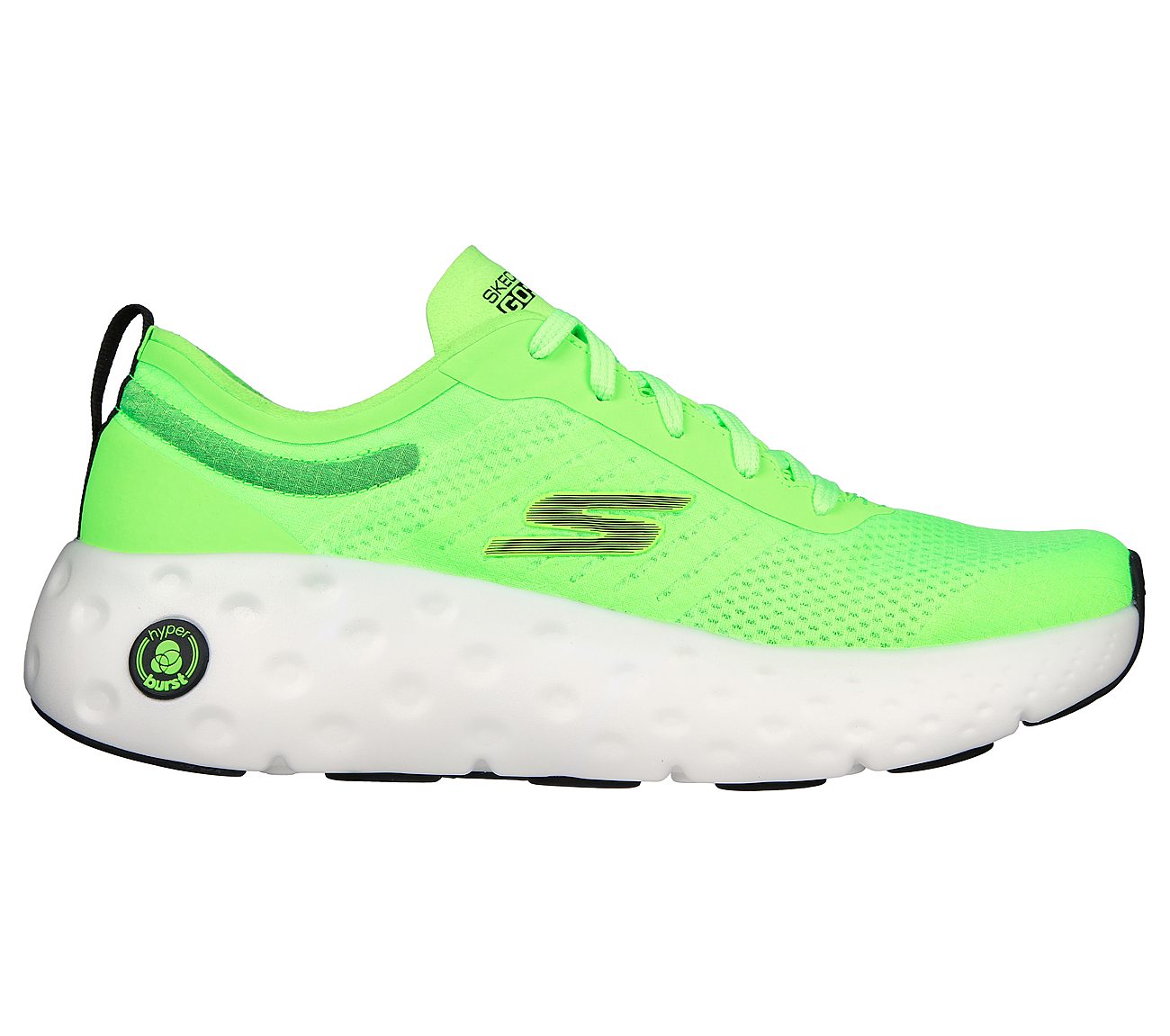 MAX CUSHIONING HYPER CRAZE BO, LIME Footwear Lateral View