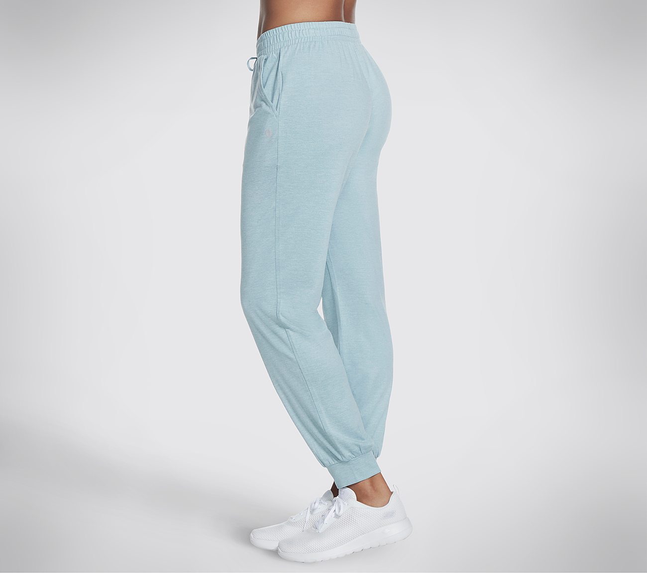 GODRI SWIFT JOGGER, LIGHT GREY/BLUE Apparels Bottom View