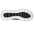 GO WALK MASSAGE FIT - TIDAL, BLACK/WHITE Footwear Bottom View