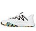 SKECHERS VIPER COURT RALLY, WHITE/TURQUOISE