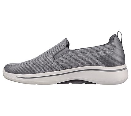 Skechers Grey Go Walk Arch Fit Our Earth Womens Slip On Shoes - Style ...