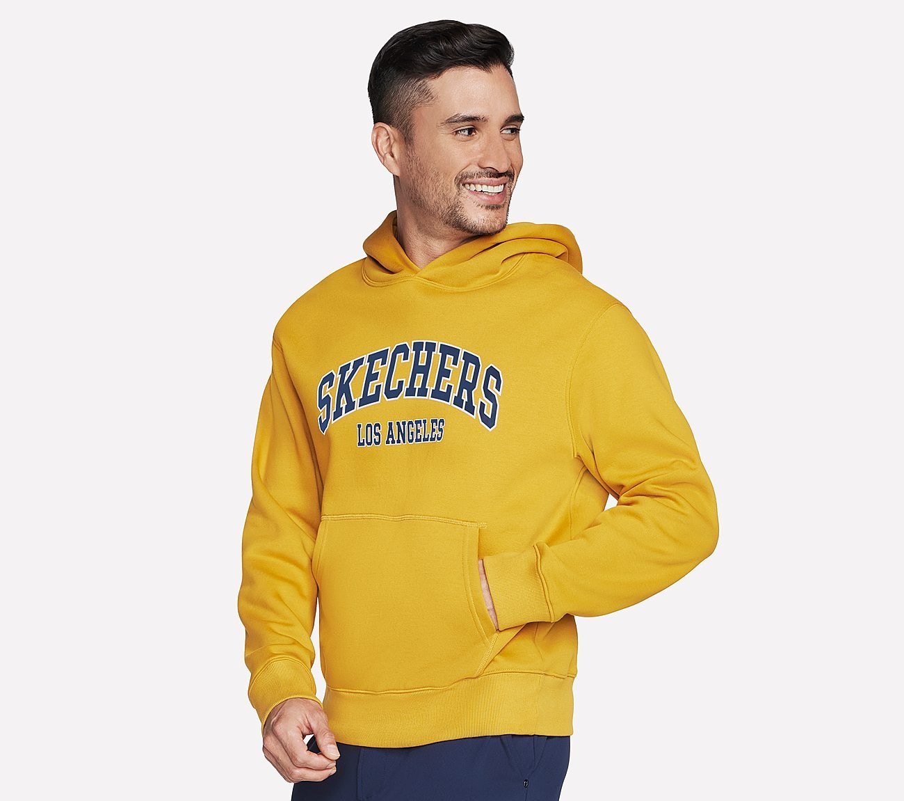 SKECH-SWEATS LA HOODIE, GOLD Apparels Bottom View