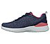 SKECH-AIR DYNAMIGHT-TOP PRIZE, NAVY/CORAL Footwear Left View