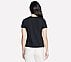 RHINESTONE TEE, BLACK Apparels Top View