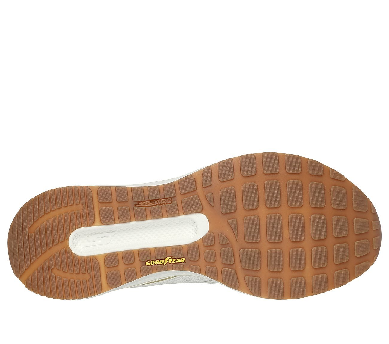 GO RUN PERSISTENCE, OFF WHITE Footwear Bottom View