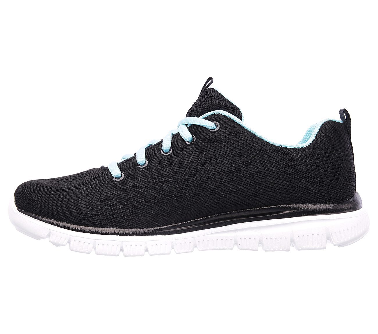 GRACEFUL-GET CONNECTED, BLACK/TURQUOISE Footwear Left View
