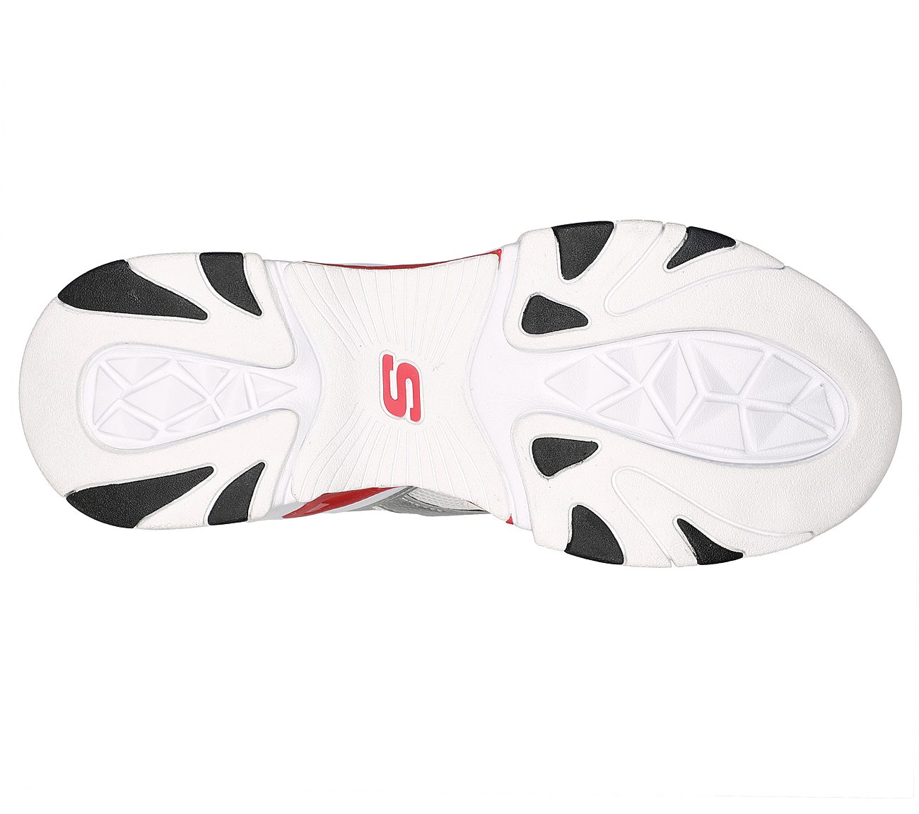 STAMINA V3, WWHITE/BLACK/RED Footwear Bottom View