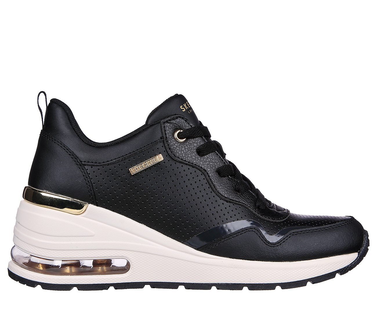 MILLION AIR - HOTTER AIR, BLACK Footwear Lateral View